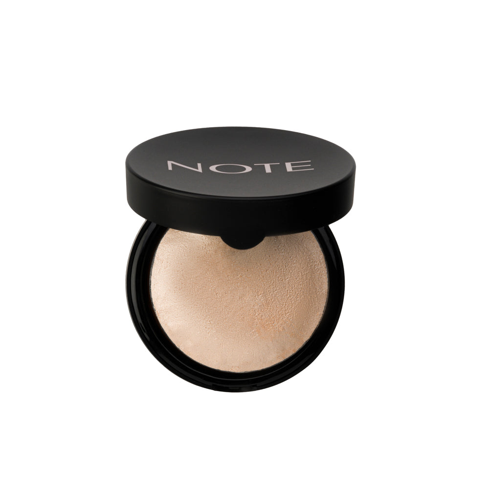 NOTE BAKED HIGHLIGHTER - Halal Baked Highlighter, Vegan Baked Highlighter, Cruelty Free Baked Highlighter, Paraben Free Baked Highlighter, Brighten, Glow, Pigmented