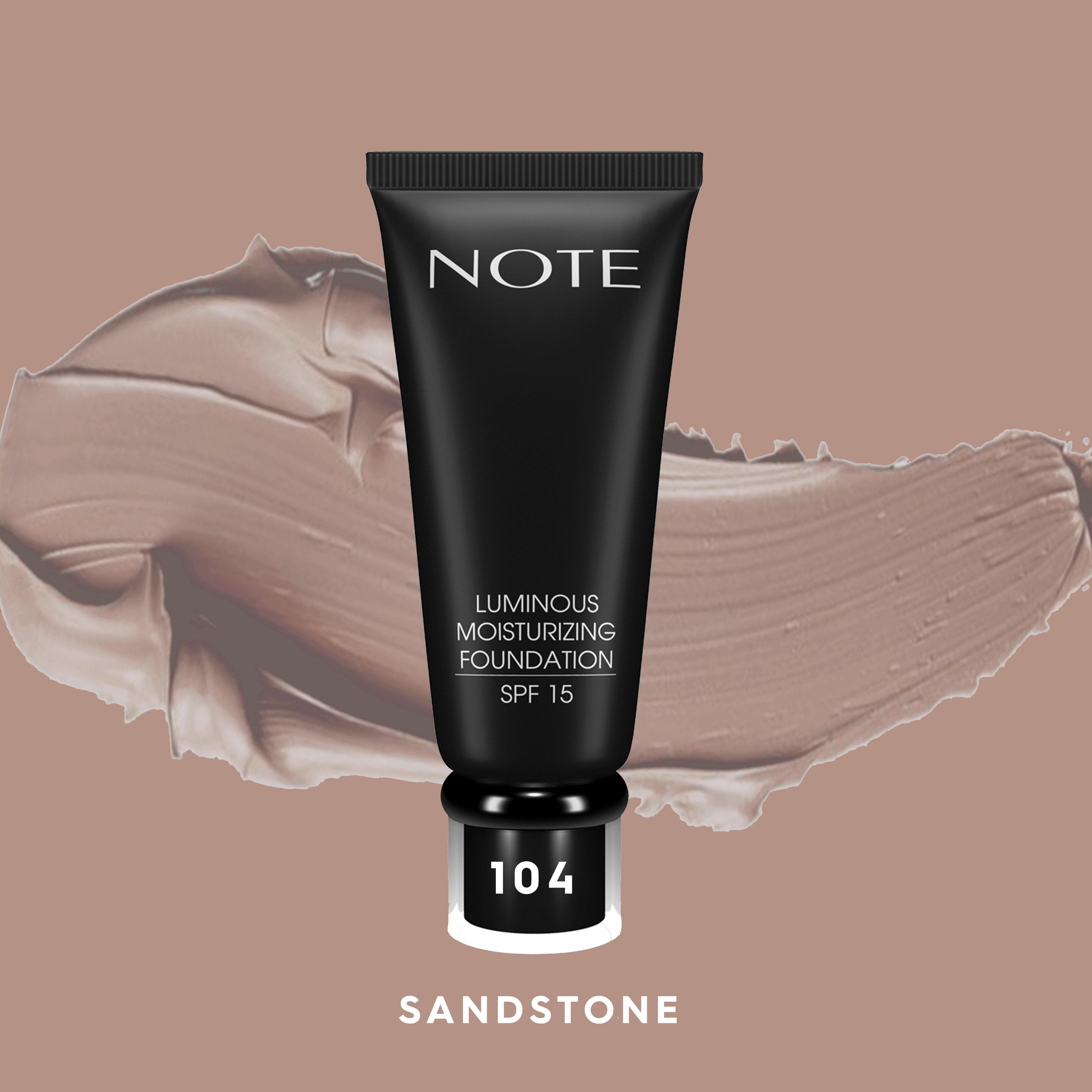 NOTE LUMINOUS MOISTURIZING FOUNDATION Halal Foundation, Vegan Foundation, Paraben Free Foundation, Cruelty Free Foundation,Moisturising Foundation, Natural, Dry Skin, SPF 15, Evens skin tone, Long Lasting