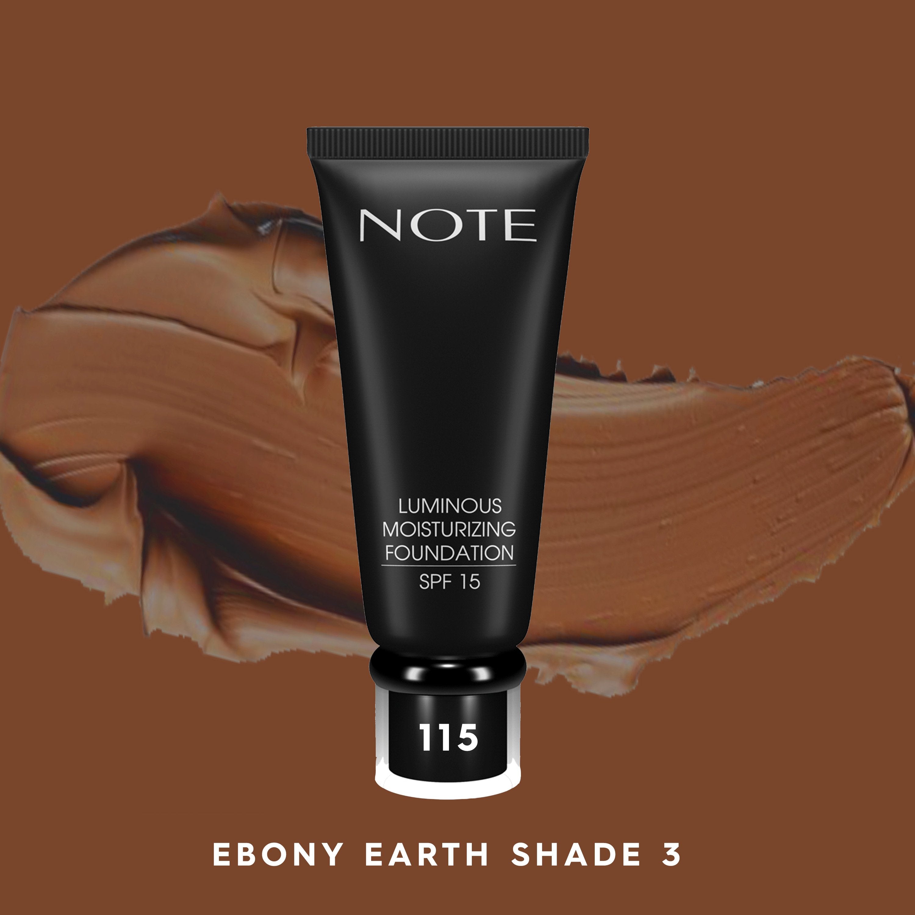 NOTE LUMINOUS MOISTURIZING FOUNDATION Halal Foundation, Vegan Foundation, Paraben Free Foundation, Cruelty Free Foundation,Moisturising Foundation, Natural, Dry Skin, SPF 15, Evens skin tone, Long Lasting
