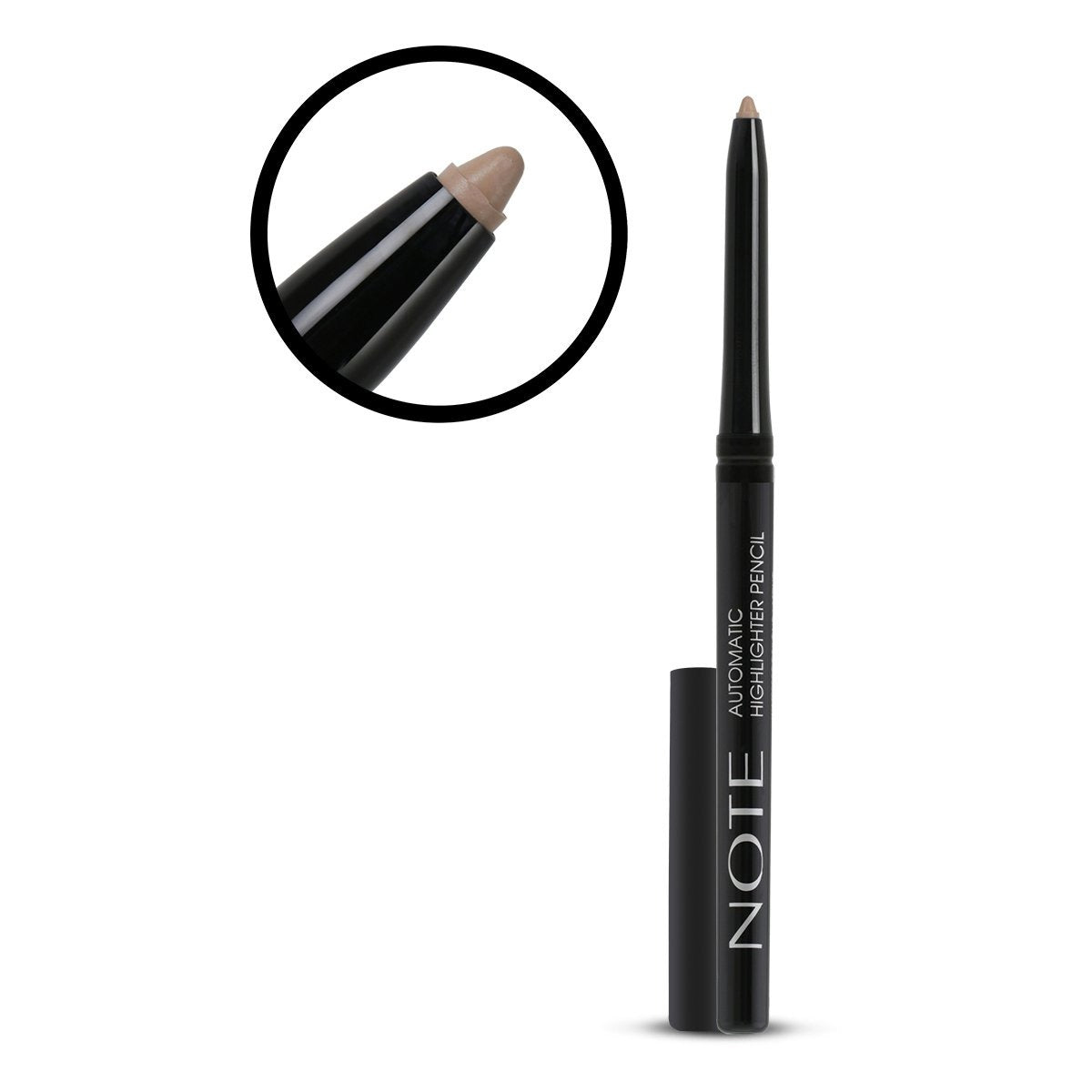 NOTE AUTOMATIC HIGHLIGHTER PENCIL Halal Highlighter Pencil, Cruelty Free Highlighter  Pencil, Vegan Highlighter Pencil, Paraben Free Highlighter Pencil, Highlighter pencil, Long Lasting, Smudge Proof, Smooth 