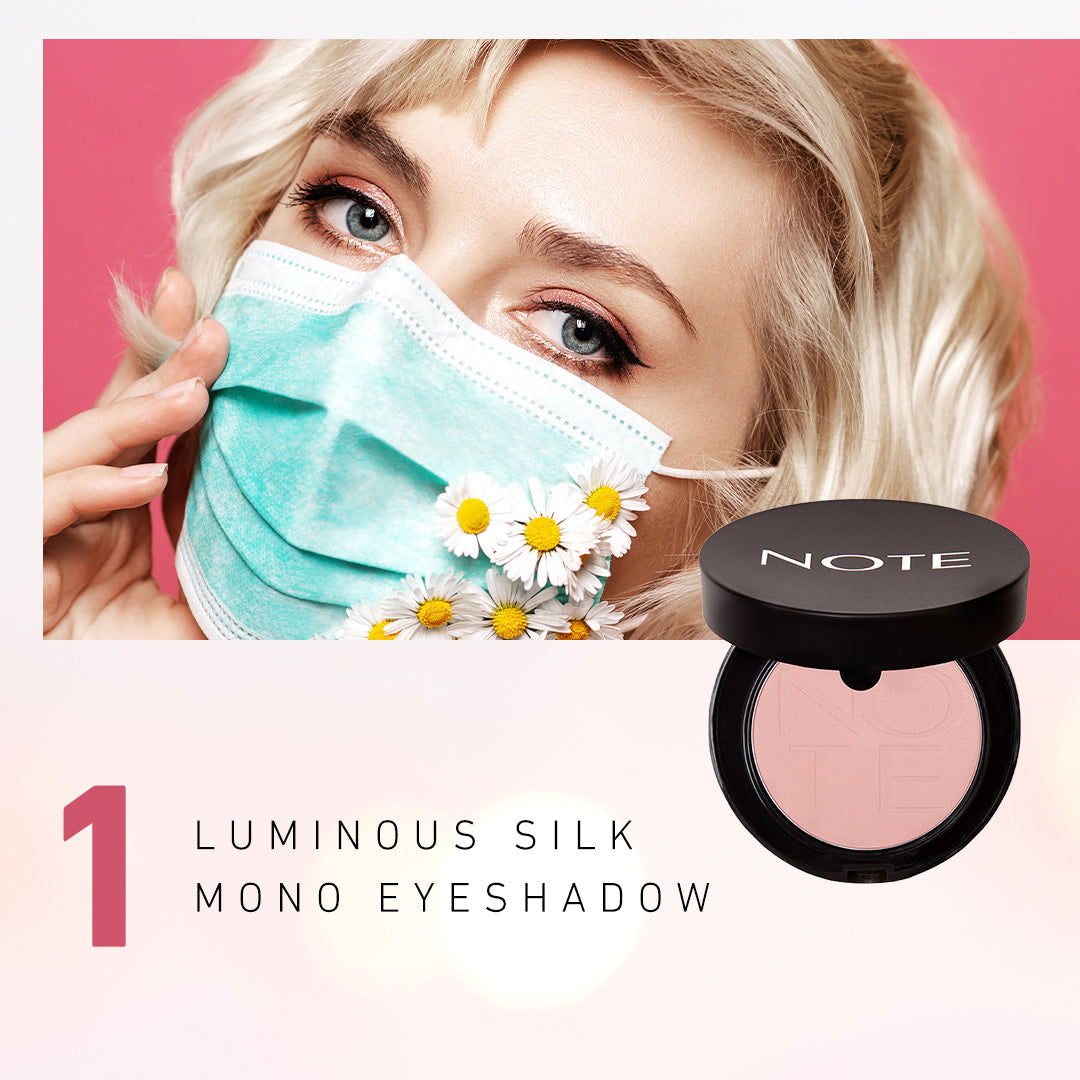 NOTE LUMINOUS SILK MONO EYESHADOW Halal Eyeshadow, Paraben Free Eyeshadow, Cruelty Free Eyeshadow, Eyeshadow, Smudge-Proof, Pigmented, Vitamin E, Long Lasting