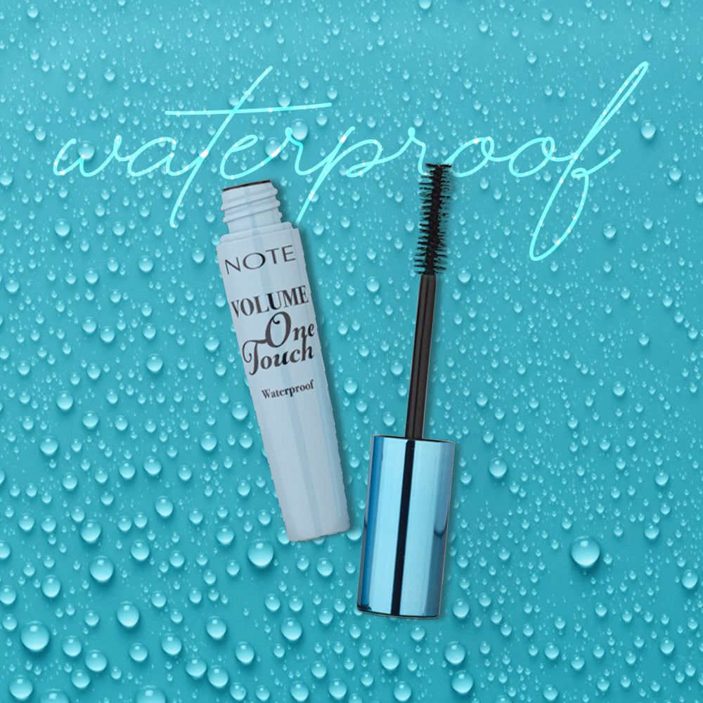 NOTE VOLUME ONE TOUCH WATERPROOF MASCARA - Halal Mascara, Vegan Mascara, Paraben Free Mascara, Cruelty Free Mascara, Waterproof, No Lifting, Lightweight