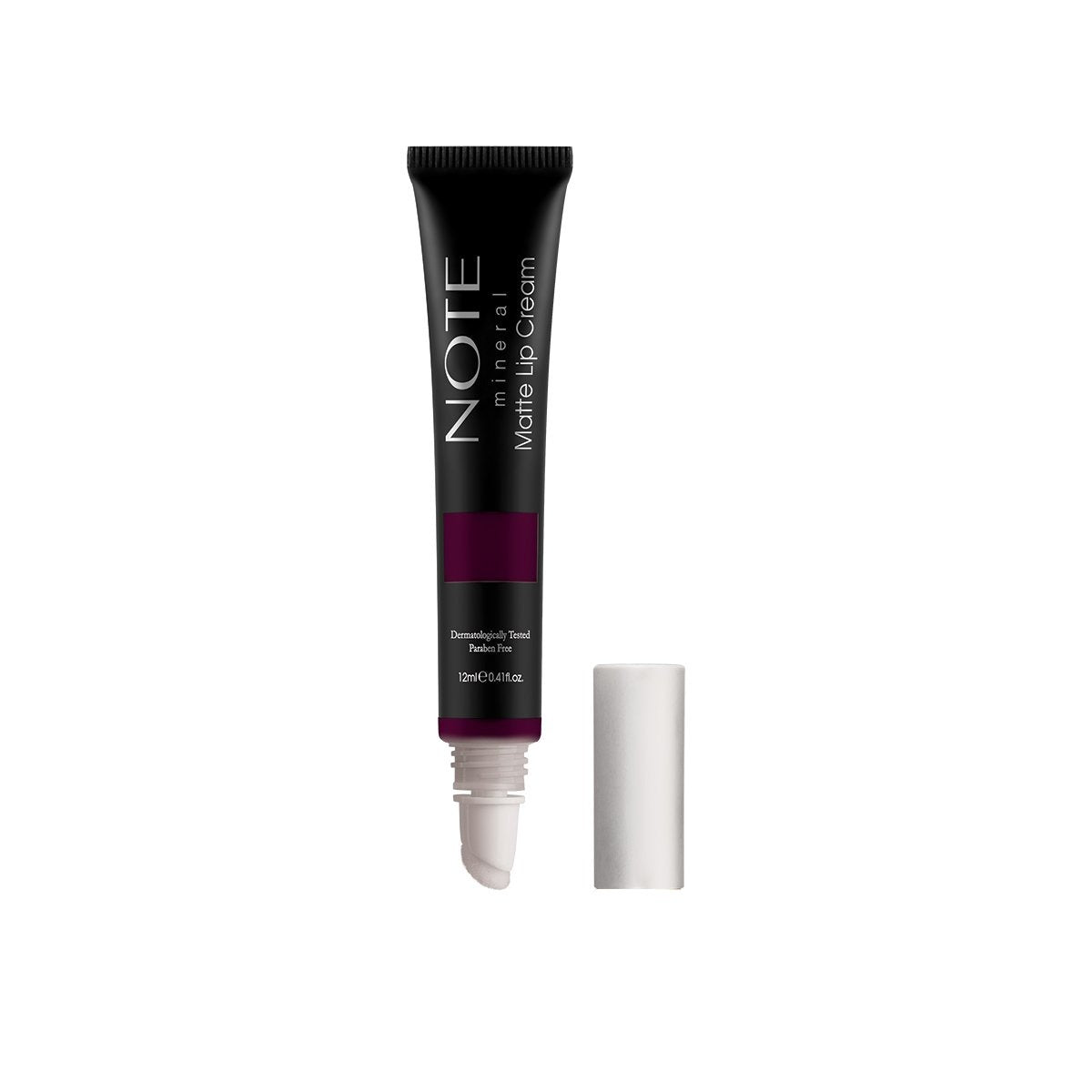 NOTE MINERAL MATTE LIP CREAM - 08 QUEEN OF NIGHT - Halal Lip Cream, Vegan Lip Cream, Paraben Free Lip Cream, Cruelty Free Lip Cream, Matte, Lip Cream, Hydrating, Vitamin E