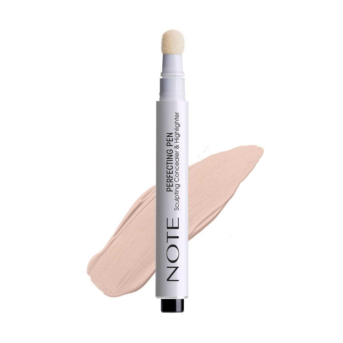 NOTE PERFECTING PEN 02 - Halal Perfecting Pen, Cruelty Free Perfecting Pen, Vegan Perfecting Pen, Paraben Free Perfecting Pen, Higlight, Crease Proof, Lightweight, Brightening, Long Lasting