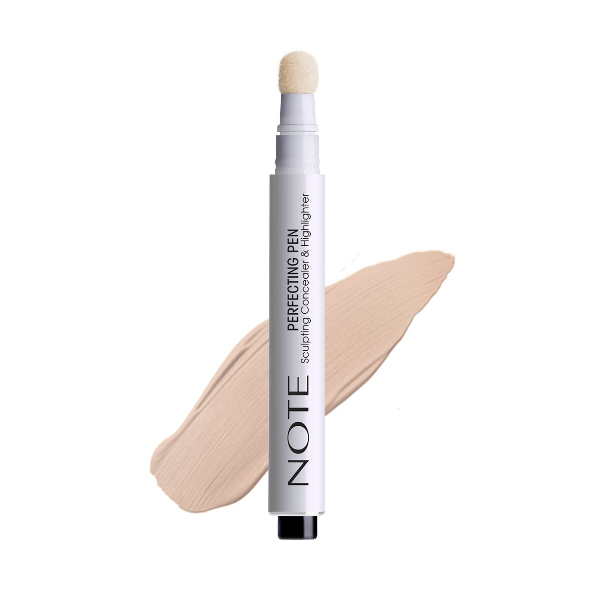 NOTE PERFECTING PEN 03 - Halal Perfecting Pen, Cruelty Free Perfecting Pen, Vegan Perfecting Pen, Paraben Free Perfecting Pen, Higlight, Crease Proof, Lightweight, Brightening, Long Lasting
