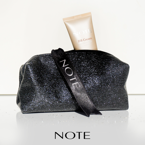 Note Cosmetics Black Glitter Pouch – Note Cosmetics Malaysia